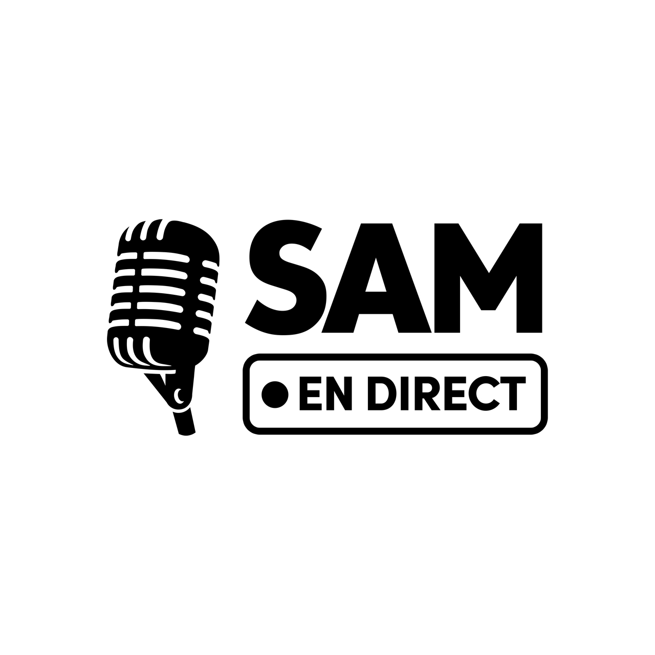 Syncmédia: conception de logo pour Sam en direct, blogueur